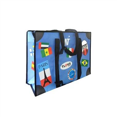 Sklopiva torba za višekratnu upotrebu sa patent zatvaračem