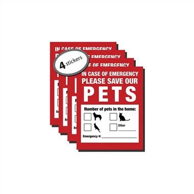 Naljepnica za hitno spašavanje kućnih ljubimaca